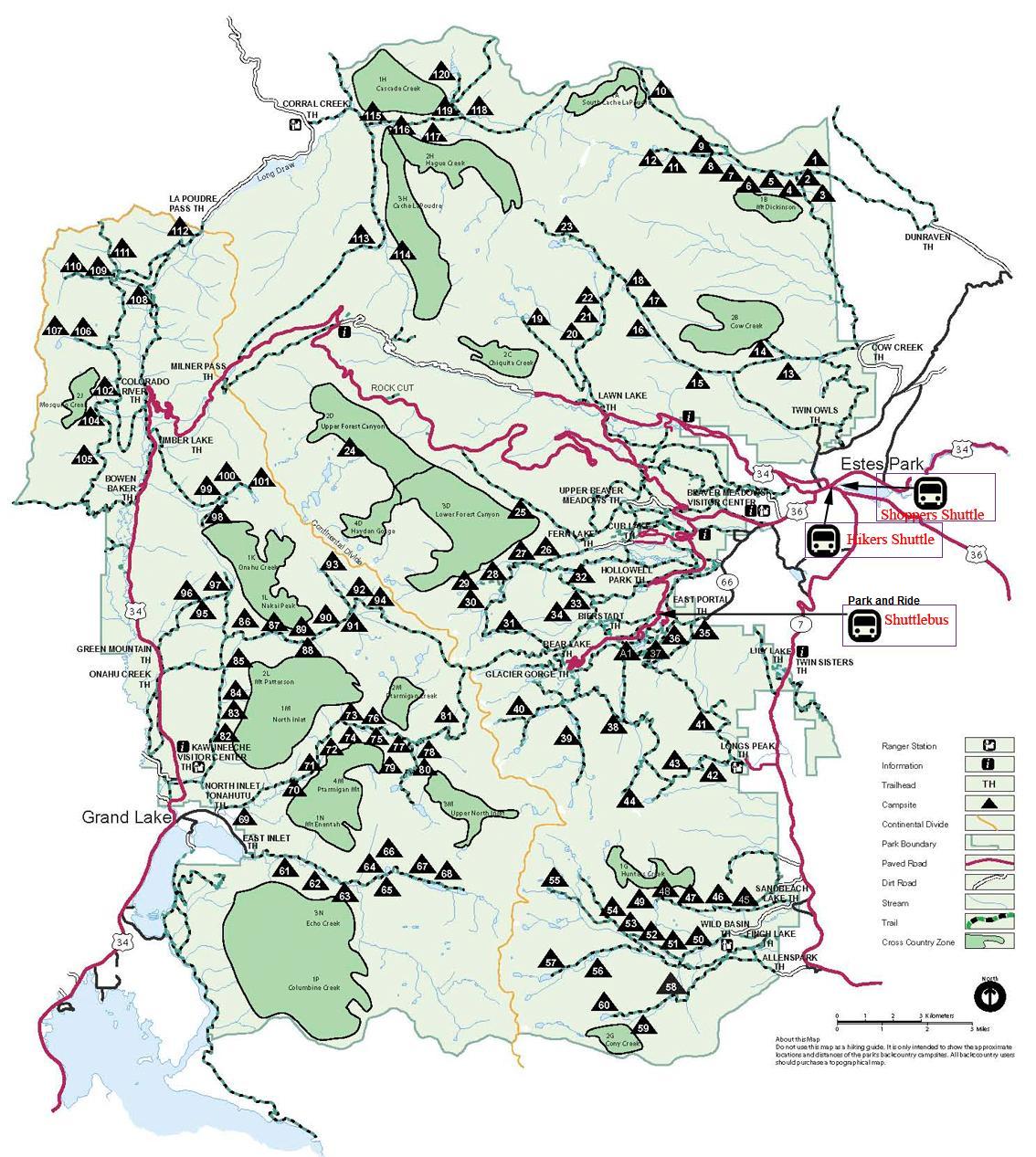 RMNP Map