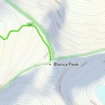 Topo of Blanca Peak