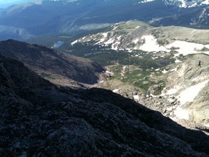 View west from summit