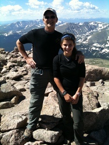 John & Kristen on Longs Peak