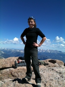 Kristen on the Summit